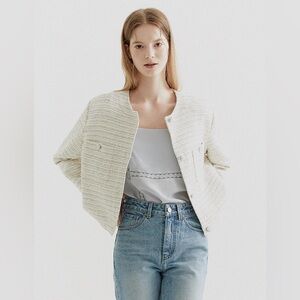 Frontrow tweed jacket and skirt set(popular Korean brand)